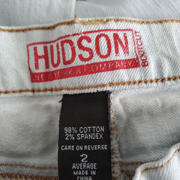 New York & Co Women's Jeans Size 2 Blue Light Wash Low Rise Bootcut 2% Spandex - Picture 4 of 4